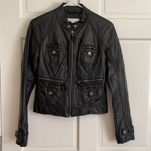 New York & Company Faux Leather Jacket